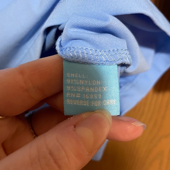 J. McLaughlin Durham Vibrant Blue Ruffled Blouse - Picture 4 of 5